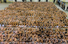 Κρατούμενοι σε φυλακή υψίστης ασφαλείας του Ελ Σαλβαδόρ