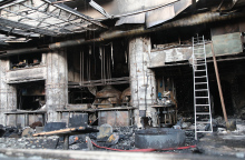 Ολοκληρωτική η καταστροφή του εστιατορίου στη Νέα Σμύρνη