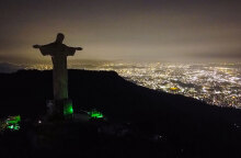 Το Άγαλμα του Χριστού στο Ρίο ντε Τζανέιρο χωρίς φώτα για την «Ώρα της Γης»