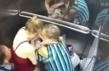 Έγκυος στη Βραζιλία γεννά μέσα στο ασανσέρ