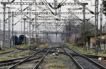 Γραμμές του τρένου στη Θεσσαλονίκη
