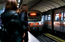 Επιβάτες του μετρό