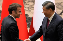 Εμανουέλ Μακρόν και Σι Τζινπίνγκ