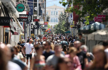 Πολίτες στο κέντρο της Αθήνας