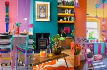 Color blocking εσωτερική διακόσμηση 