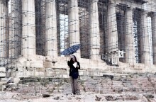 Βροχή στην Ακρόπολη