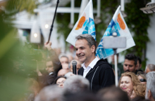 Ο Κυριάκος Μητσοτάκης στο Αργοστόλι