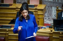 Η υπουργός Εσωτερικών, Νίκη Κεραμέως