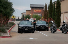 Αστυνομικοί στον χώρο όπου σημειώθηκε η επίθεση στο Τέξας