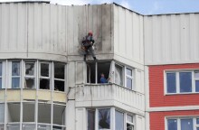 Χτύπημα με drone στη Μόσχα @MAXIM SHIPENKOV/ EPA