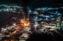 Εμπρηστική επίθεση σε βενζινάδικο στον Ασπρόπυργο