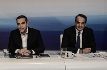 Κυριάκος Μητσοτάκης και Αλέξης Τσίπρας