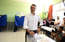 Ο Κυριάκος Μητσοτάκης άσκησε το εκλογικό του δικαίωμα