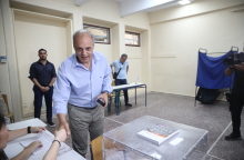 Ο Κυριάκος Βελόπουλος στην κάλπη