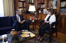 Ο Κυριάκος Μητσοτάκης παρέλαβε την εντολή σχηματισμού κυβέρνησης από την ΠτΔ