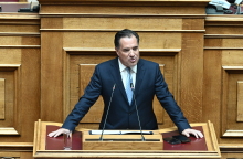 Ο Άδωνις Γεωργιάδης στη Βουλή