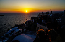 Ηλιοβασίλεμα στη Σαντορίνη