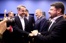 Ο Κυριάκος Μητσοτάκης και ο Νίκος Χαρδαλιάς