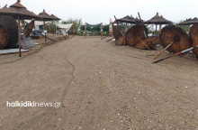 Μπουρίνι στη Χαλκιδική