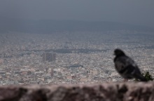Σύννεφα βροχής πάνω από την Αθήνα
