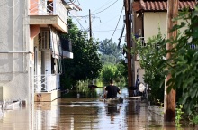Κακοκαιρία Daniel - Λάρισα: Μήνυμα 112 για έξι περιοχές