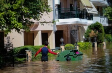 Κακοκαιρία Daniel: Μηνύματα 112 σε πάνω από 20 περιοχές σε Λάρισα - Μαγνησία