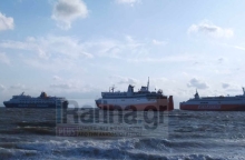 Ραφήνα: Πλοία έμπλεξαν τις άγκυρές τους