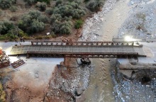 Κακοκαιρία Daniel: Έτοιμη η γέφυρα στα Καλά Νερά του Πηλίου