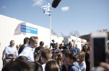 Στον αγιασμό στο Δημοτικό Σχολείο Παλαγίας Έβρου ο πρωθυπουργός
