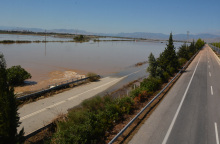 Πλημμυρισμένη η Εθνικής Οδός Αθήνας Θεσσαλονίκης (ΠΑΘΕ)