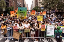 Διαδήλωση για την κλιματική αλλαγή στη Νέα Υόρκη