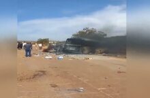 Σε δευτερόλεπτα η καμπίνα του λεωφορείου γέμισε μαύρους καπνούς και φλόγες