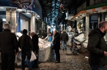 Η ψαραγορά στη Βαρβάκειο