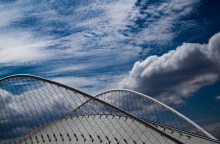 Το στέγαστρο Καλατράβα στο ΟΑΚΑ