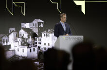 Ο πρωθυπουργός στην παρουσίαση για την ανάπλαση των πρώην εγκαταστάσεων της ζυθοποιίας ΦΙΞ στη Θεσσαλονίκη