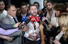 Για μεγάλη νίκη του ΠΑΣΟΚ στον β' γύρο των Αυτοδιοικητικών Εκλογών έκανε λόγο ο Νίκος Ανδρουλάκης ©ΒΑΣΙΛΗΣ ΡΕΜΠΑΠΗΣ/EUROKINISSI