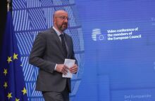 O πρόεδρος του Ευρωπαϊκού Συμβουλίου Σαρλ Μισέλ © EPA/OLIVIER HOSLET