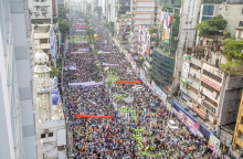 Μαζική διαδήλωση στη Ντάκα του Μπανγκλαντές