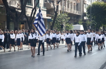 Μαθητική παρέλαση για την 28η Οκτωβρίου στη Θεσσαλονίκη