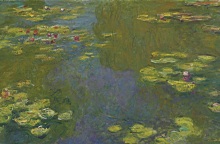 Ο πίνακας «Λίμνη με νούφαρα» του Κλοντ Μονέ