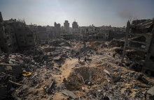 Bομβαρδισμός στον προσφυγικό καταυλισμό της Τζαμπαλίγια