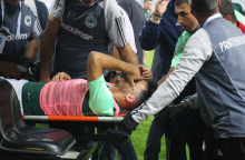 Ο τραυματισμός του Χουάνκαρ στο ντέρμπι Ολυμπιακός - ΠΑΟ