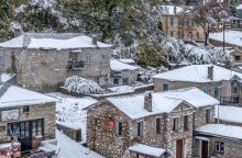 Έπεσαν τα πρώτα χιόνια στη Φλώρινα