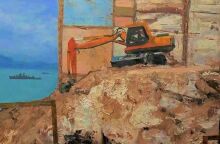 Νίκος Κληρονόμος: Οι εκσκαφείς του αποτυπώνουν ποιητικά τον θόρυβο της πόλης