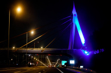 Η Αττική Οδός το βράδυ