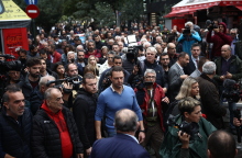 Στην πορεία των ελεύθερων επαγγελματιών ο Στέφανος Κασσελάκης