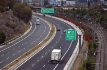 Κυκλοφοριακές ρυθμίσεις από σήμερα Παρασκευή (24.11) στην Εθνική Οδό Αθηνών-Κορίνθου