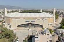 Το νέο γήπεδο της ΑΕΚ «Opap Arena-Αγιά Σοφιά» στη Νέα Φιλαδέλφεια © ΑΠΕ - ΜΠΕ / STR 
