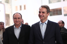 Ο Κυριάκος Μητσοτάκης σε εκδήλωση της Google