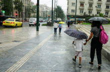 Βροχή στην Αθήνα
